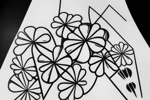 three leaf clover tattoo idea