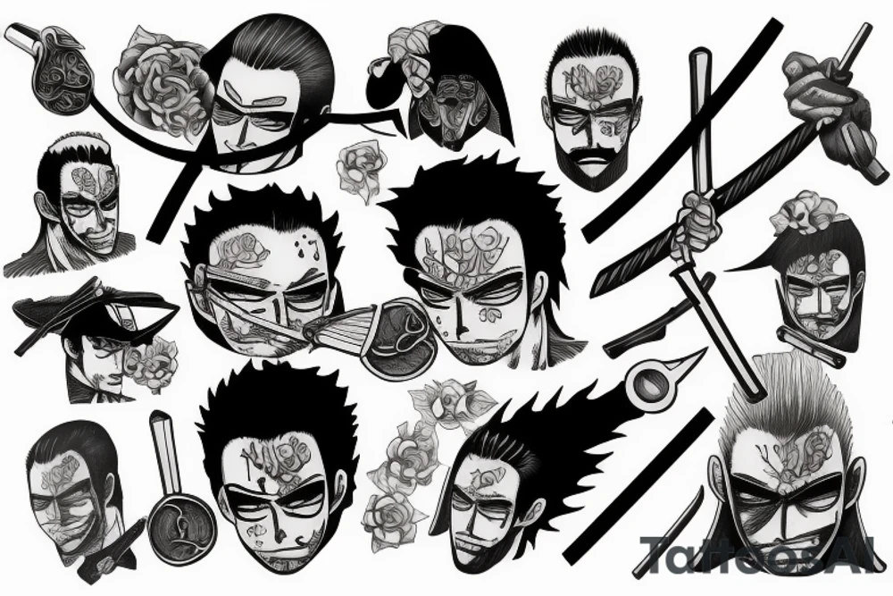 Roronoa Zoro tattoo idea