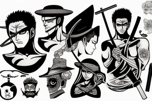 Roronoa Zoro tattoo idea