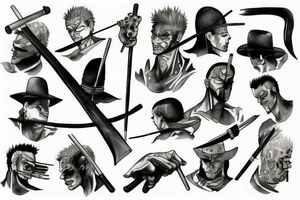 Roronoa Zoro tattoo idea