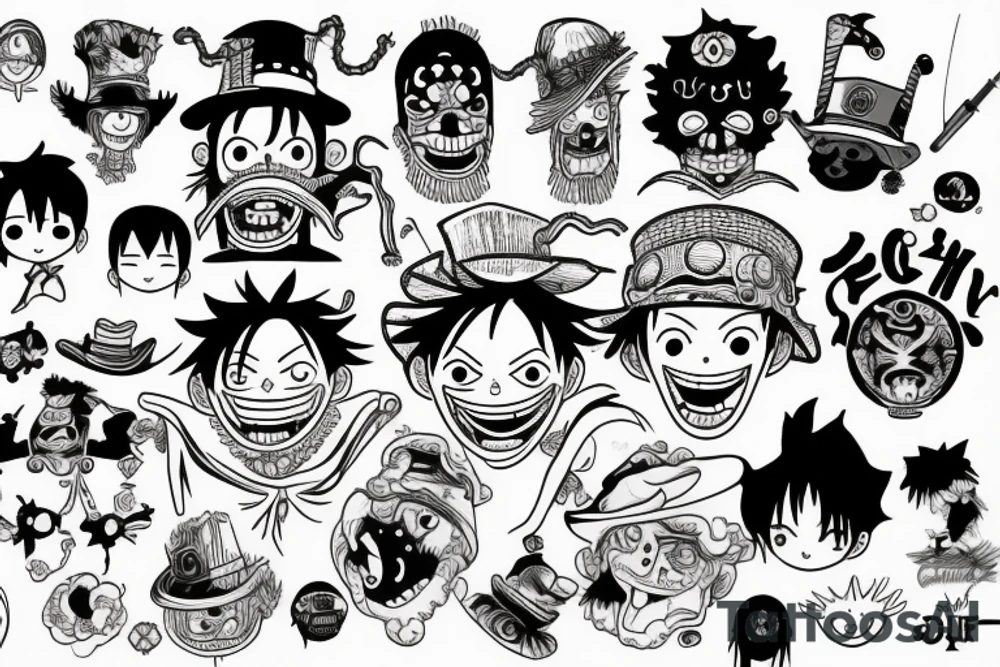 luffy tattoo idea