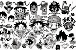 luffy tattoo idea