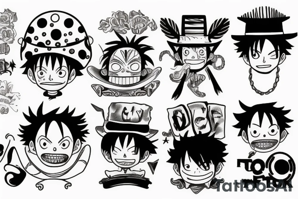 luffy tattoo idea
