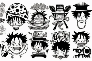 luffy tattoo idea