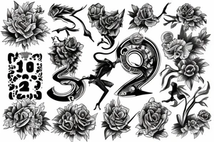 Number 22 tattoo idea