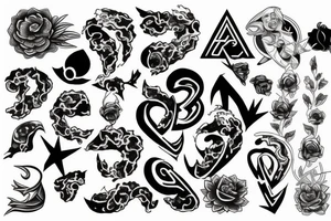 Number 22 tattoo idea