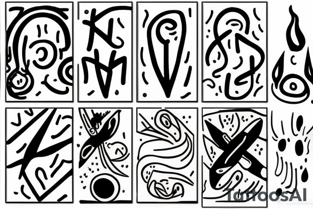 Depression anxiety tattoo idea