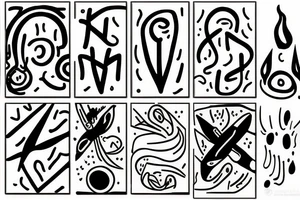 Depression anxiety tattoo idea