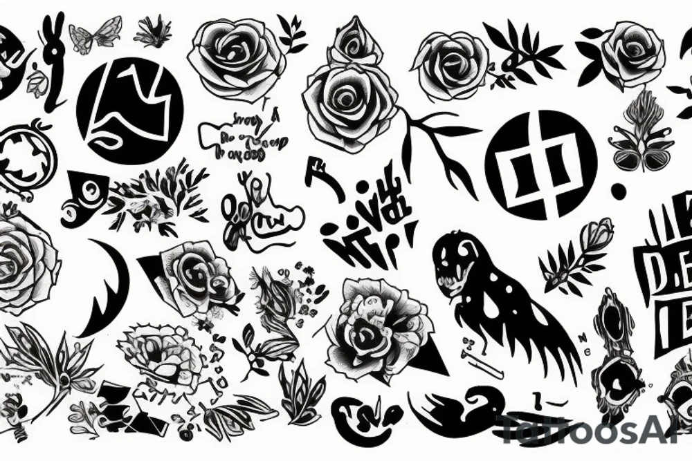 Depression anxiety tattoo idea
