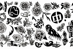 Depression anxiety tattoo idea