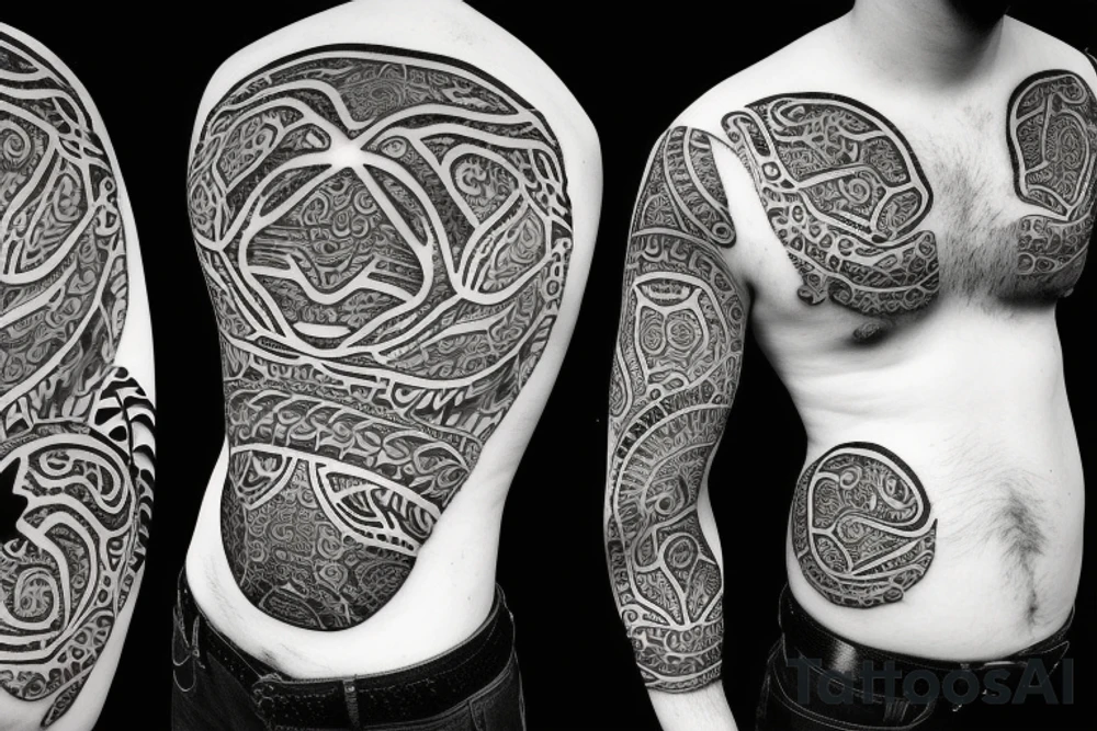 A turtle fractal tattoo idea