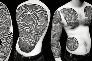 A turtle fractal tattoo idea