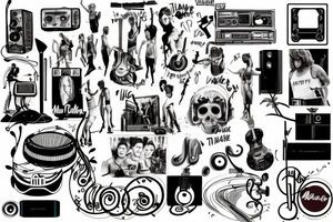 Musicsystem Memories "Time of my Life" dirty dancing Jesus Christ Superstar Tommy The Who Hair Captain Army blood sweat tears love needle trafficaccident tattoo idea