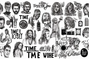 Notesystem Memories "Time of my Life" dirty dancing Jesus Christ Superstar Tommy The Who Hair Captain Army blood sweat tears love needle trafficaccident tattoo idea