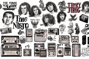 Notesystem Memories "Time of my Life" dirty dancing Jesus Christ Superstar Tommy The Who Hair Captain Army blood sweat tears love needle trafficaccident tattoo idea