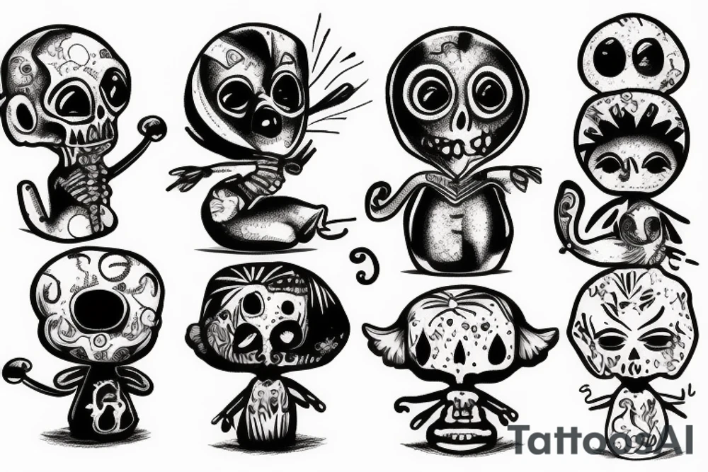 Voodoo doll tattoo idea
