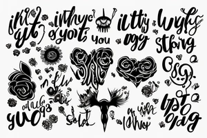 What if nothing is going wrong, but everything is going right, and you just can’t see it yet? tattoo idea