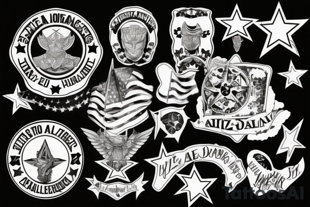 Military Arizona tattoo idea
