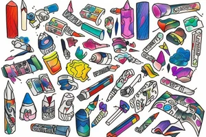 Even broken crayons still color the same tattoo idea