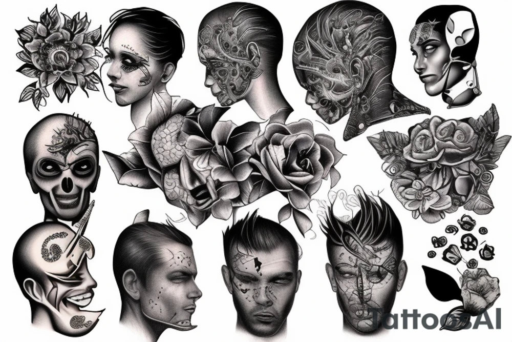 power wisdom pain tattoo idea