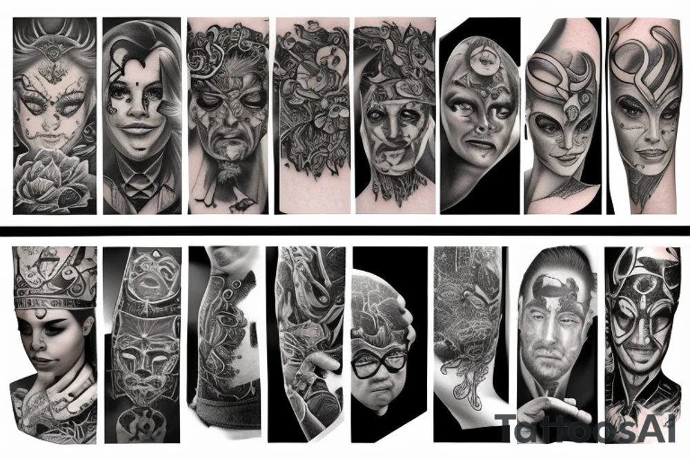 power wisdom pain tattoo idea