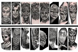 power wisdom pain tattoo idea