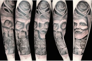 complex wisdom pain tattoo idea