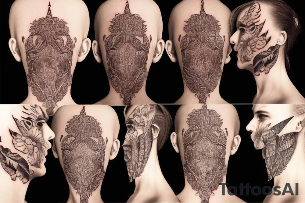 neck tattoo tattoo idea