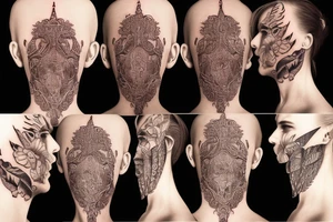 neck tattoo tattoo idea