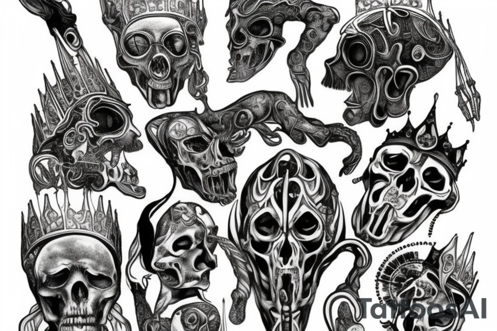 baal is king tattoo idea