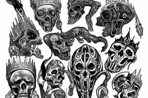 baal is king tattoo idea