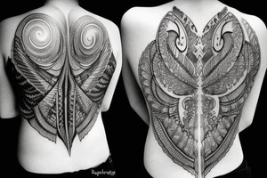 back tattoo tattoo idea