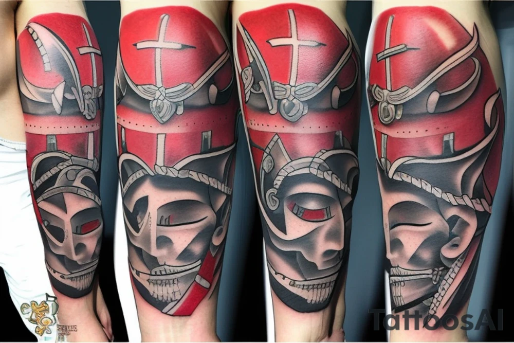Gladiator with nemesis tattoo idea