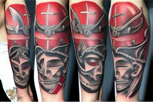 Gladiator with nemesis tattoo idea