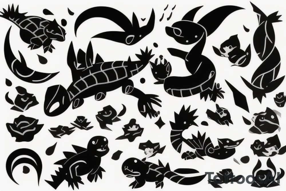 Totodile tattoo idea