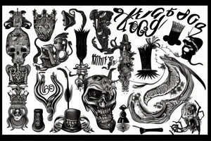 king written in dutch for men tattoo idea
