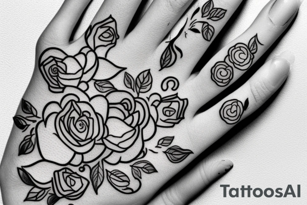 It should be small warming and cute to make on my finger tattoo idea