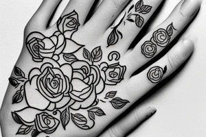 It should be small warming and cute to make on my finger tattoo idea