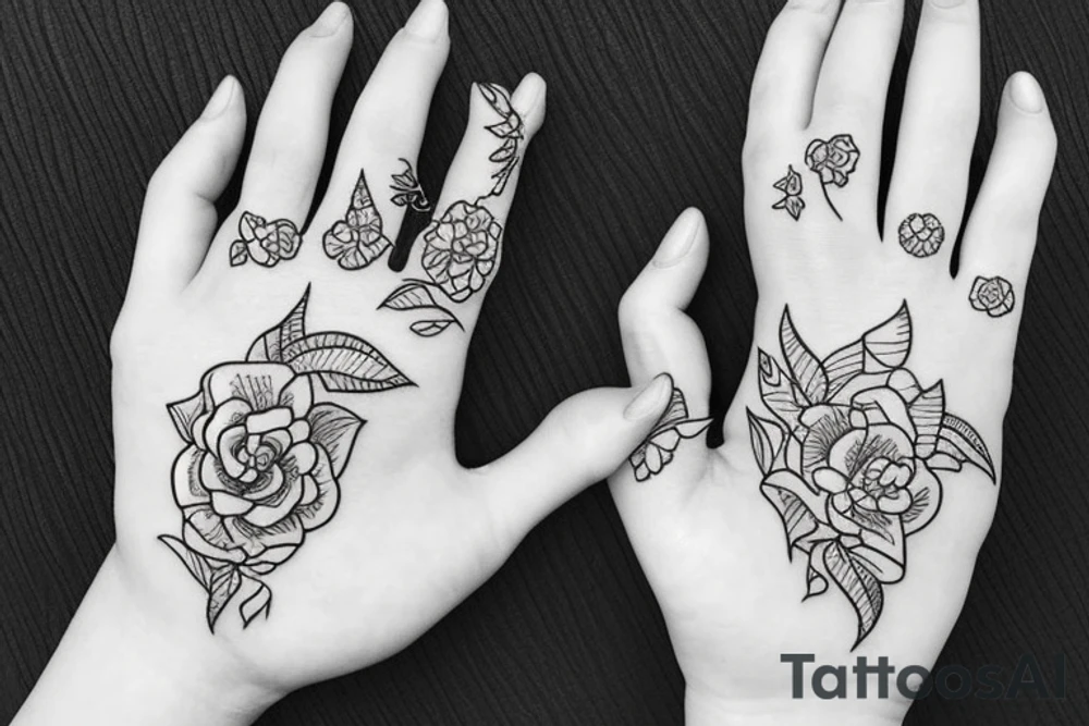 It should be small warming and cute to make on my finger tattoo idea