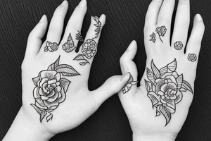 It should be small warming and cute to make on my finger tattoo idea