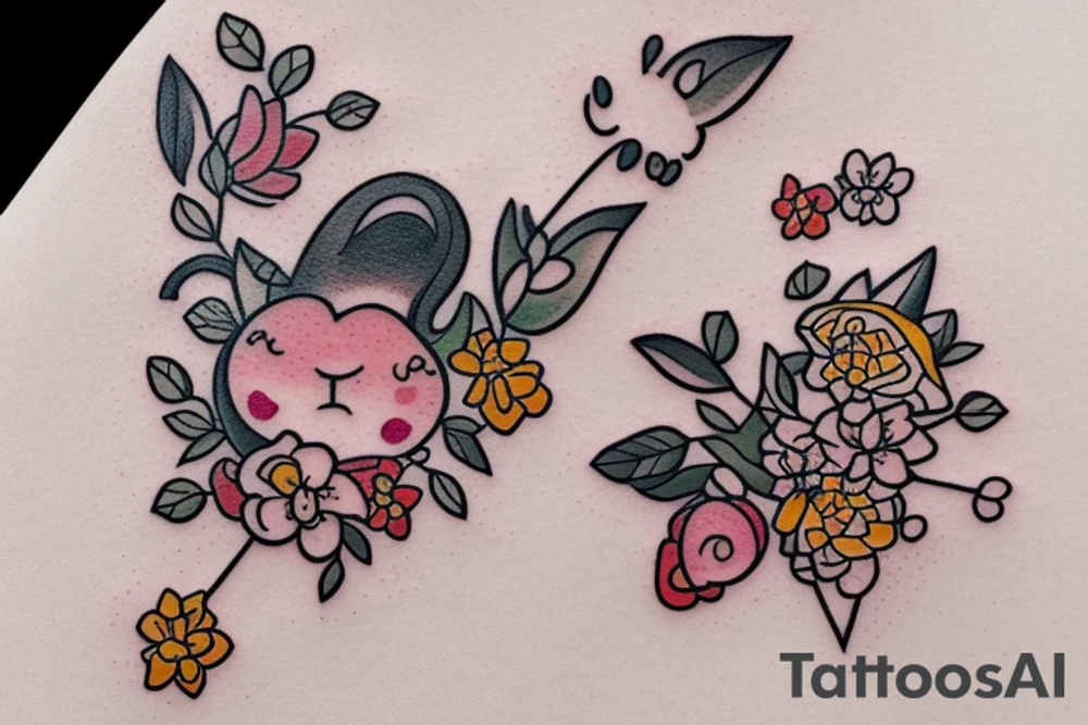 small, warming and cute to make on my finger tattoo idea