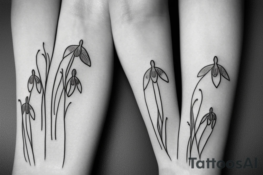 snowdrop tattoo idea