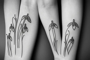 snowdrop tattoo idea