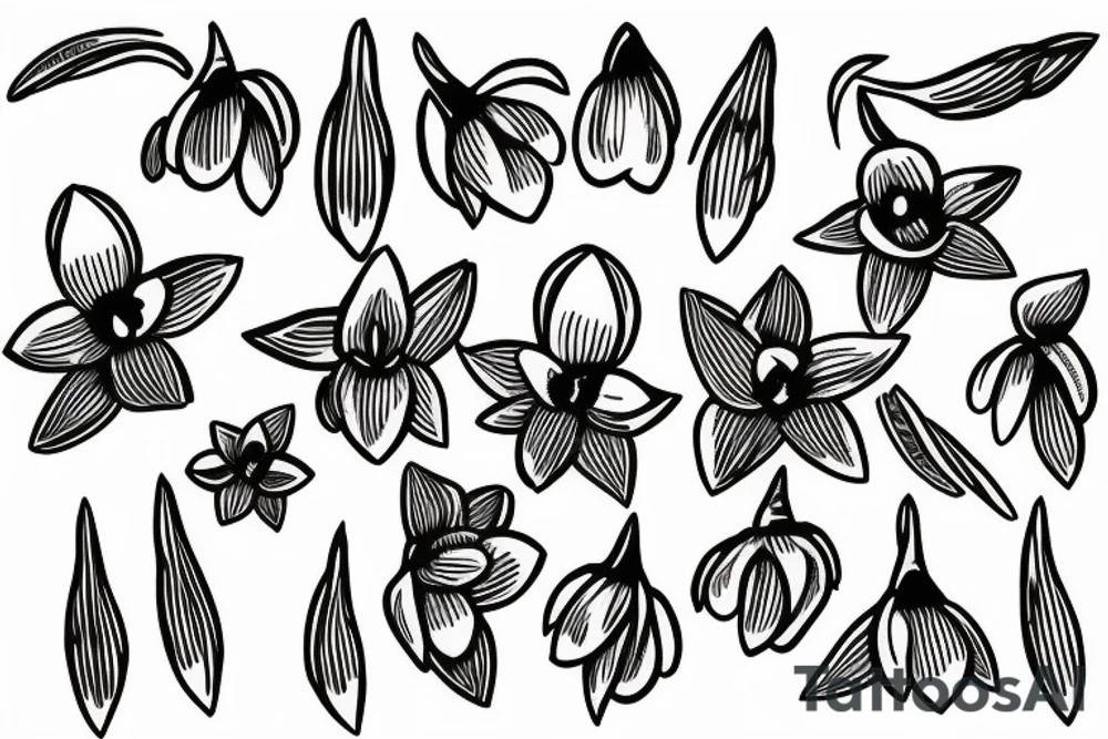 snowdrop tattoo idea