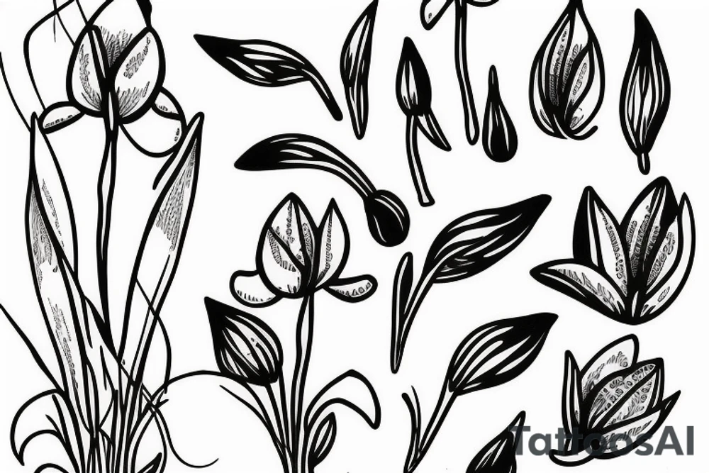 snowdrop tattoo idea