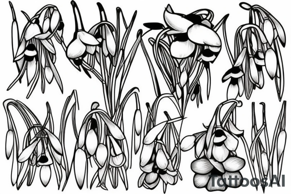 snowdrop tattoo idea