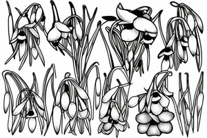 snowdrop tattoo idea