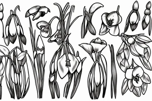 snowdrop tattoo idea