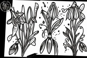 snowdrop tattoo idea