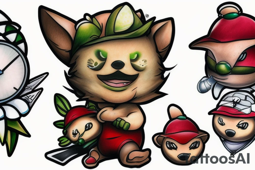 teemo tattoo idea